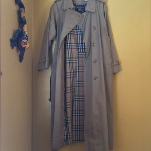Burberrys Zip Out Lining Trench Coat